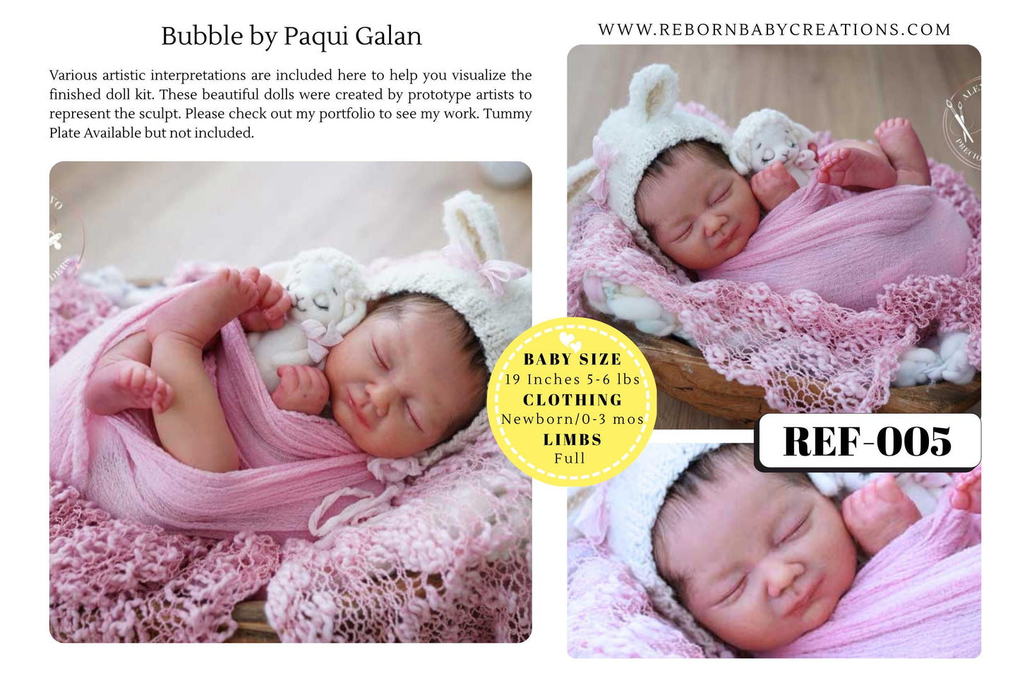 Bubble by Paqui Galan ~ Limited Edition (19"+Full Limbs)