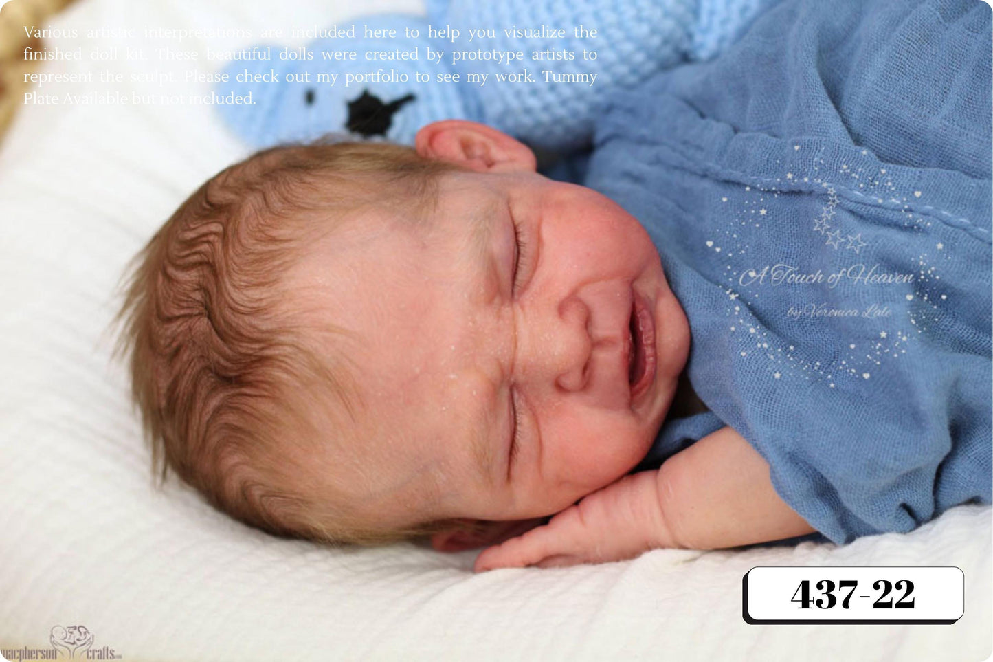 Reborn Baby Rudy by Severine Piret (19"+ Full Limbs)