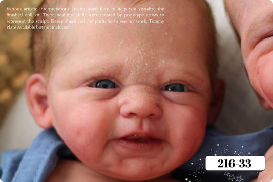 Reborn Baby Rinzin by Severine Piret (19"+ Full Limbs)