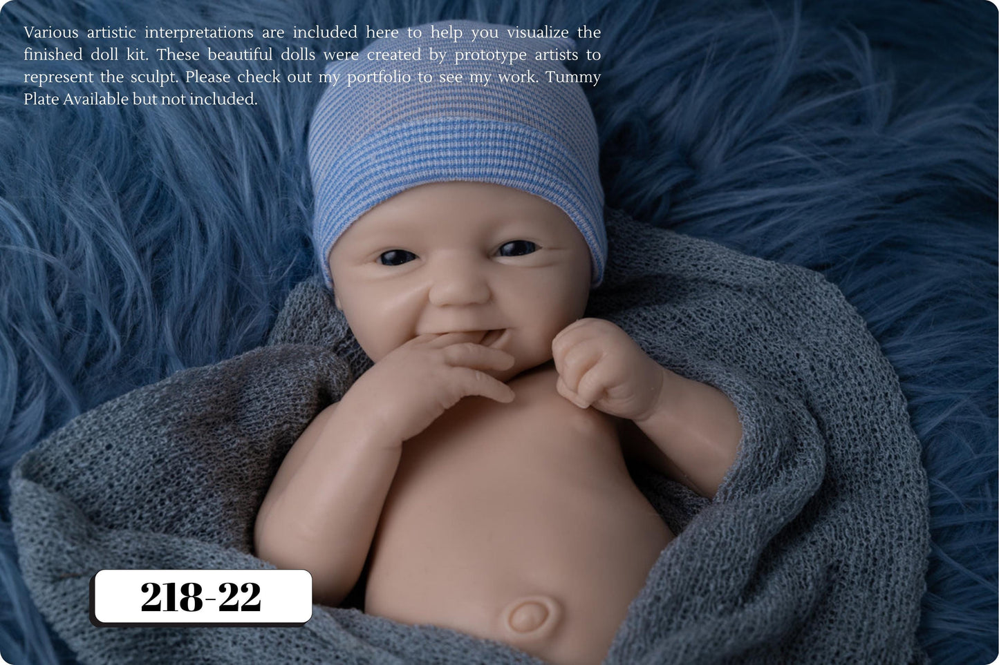 Full Silicone Baby Kaillie/Kellan Awake (19.5 inches 7lbs 6oz)