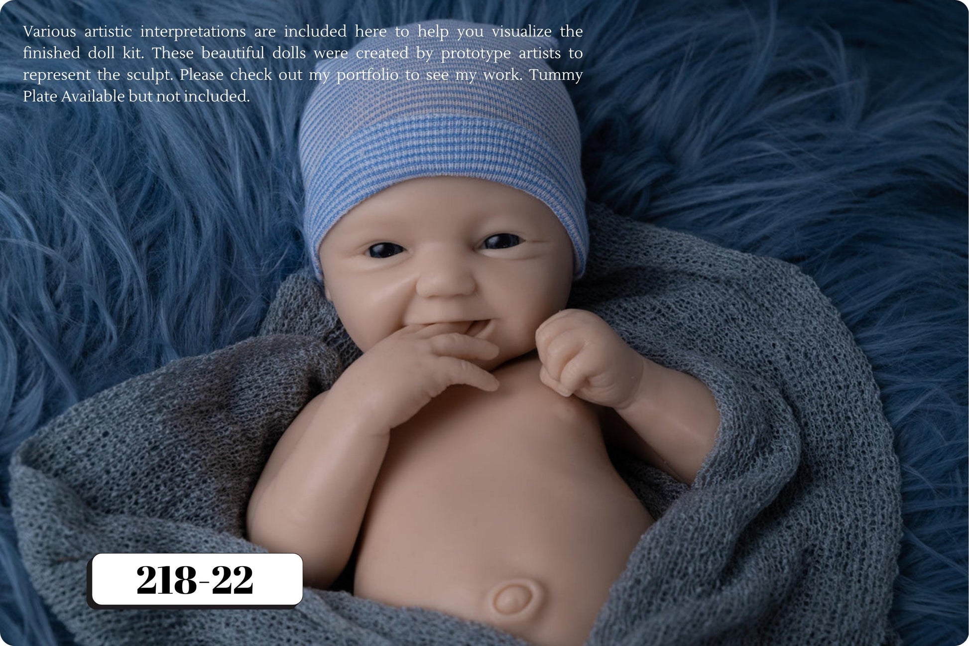 Full Silicone Baby Kaillie/Kellan Awake (19.5 inches 7lbs 6oz)