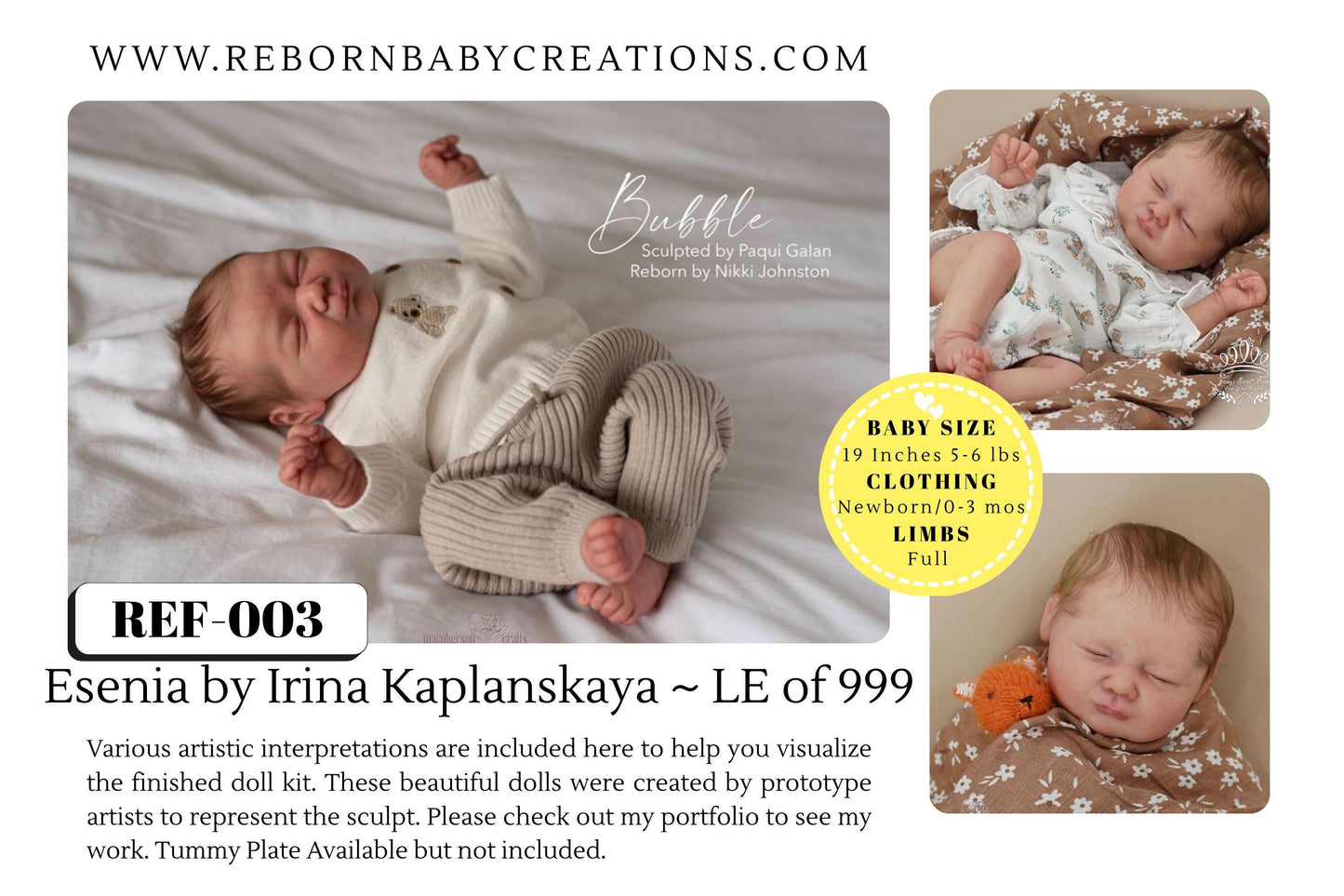 Bubble by Paqui Galan ~ Limited Edition (19"+Full Limbs)