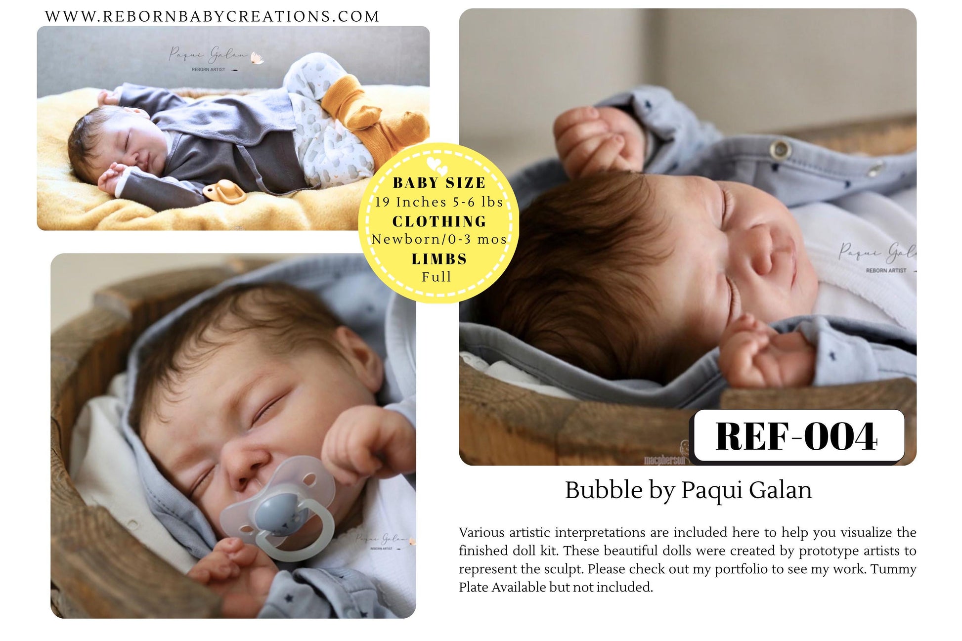 Bubble by Paqui Galan ~ Limited Edition (19"+Full Limbs)