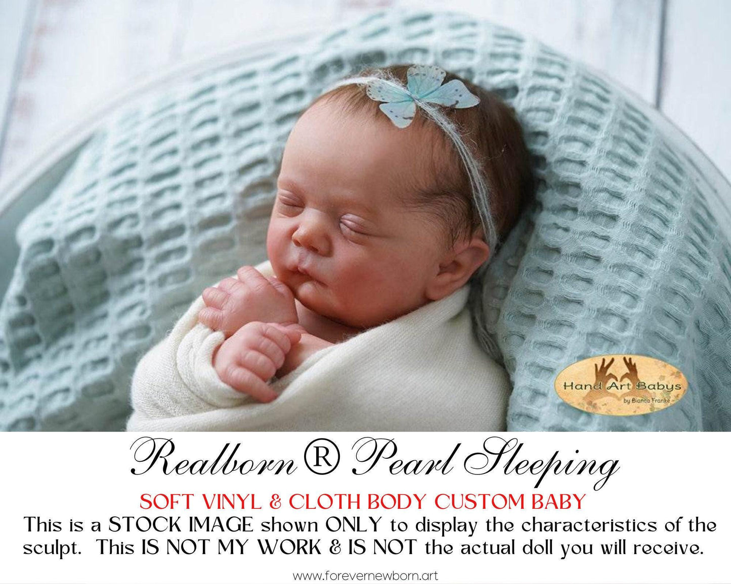 Temporary Out Of Stock **Realborn® Pearl Asleep (18"+Full Limbs)