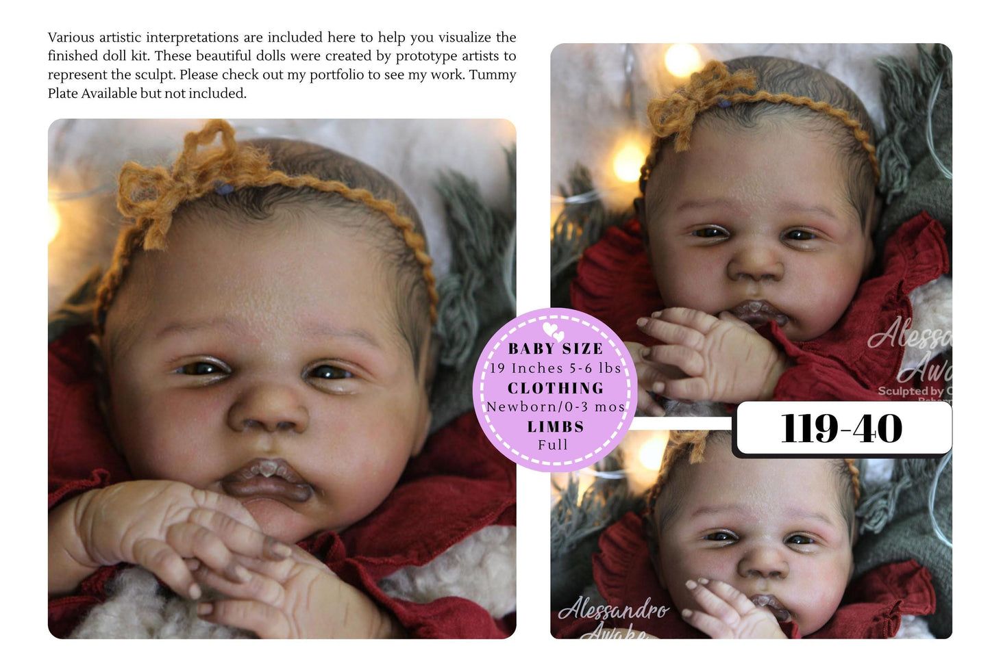 LE Alessandro Awake by Cassie Ann Love (19"+ Full Limbs)