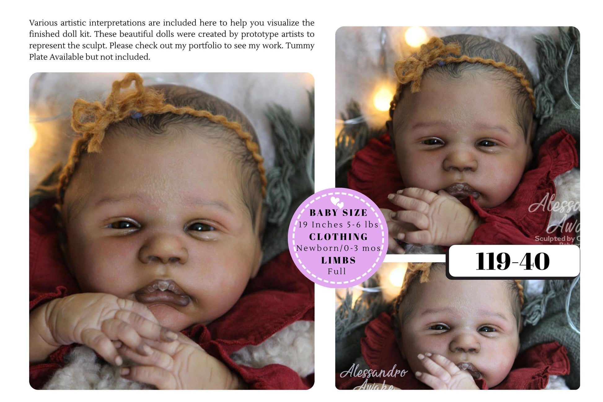 LE Alessandro Awake by Cassie Ann Love (19"+ Full Limbs)