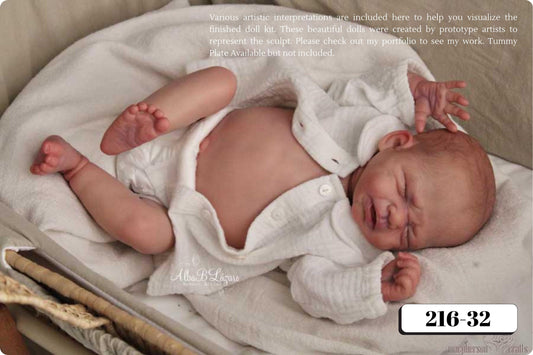 Reborn Baby Rudy by Severine Piret (19"+ Full Limbs)