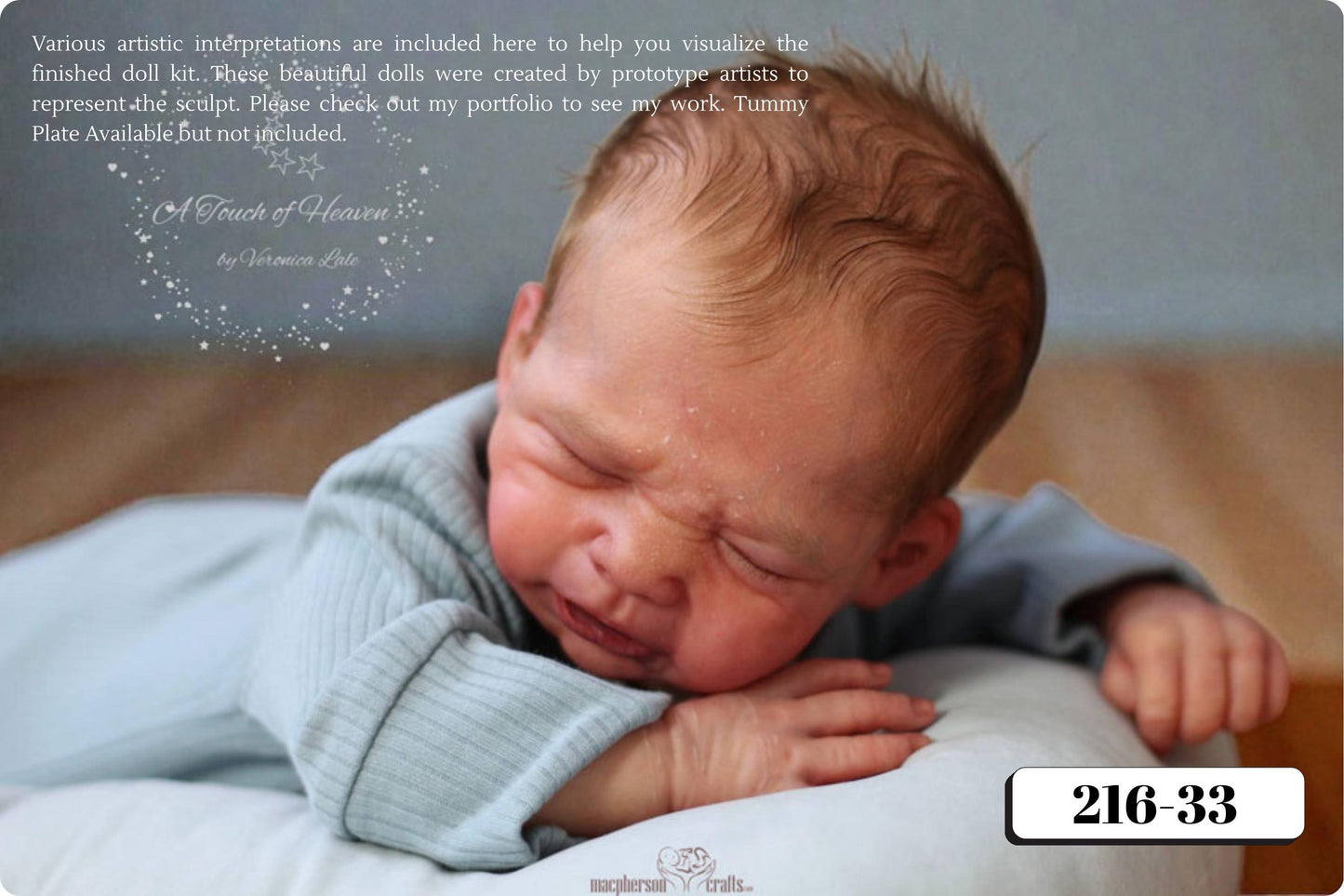 Reborn Baby Rudy by Severine Piret (19"+ Full Limbs)