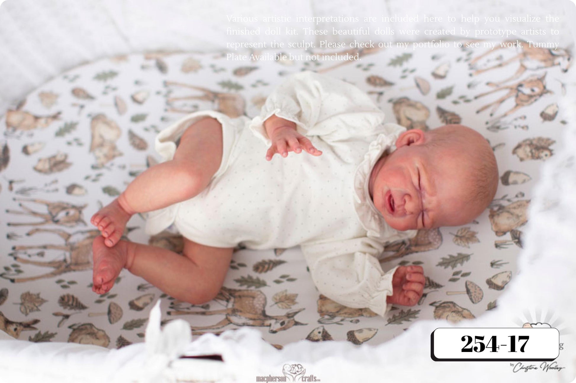 Reborn Baby Rudy by Severine Piret (19"+ Full Limbs)