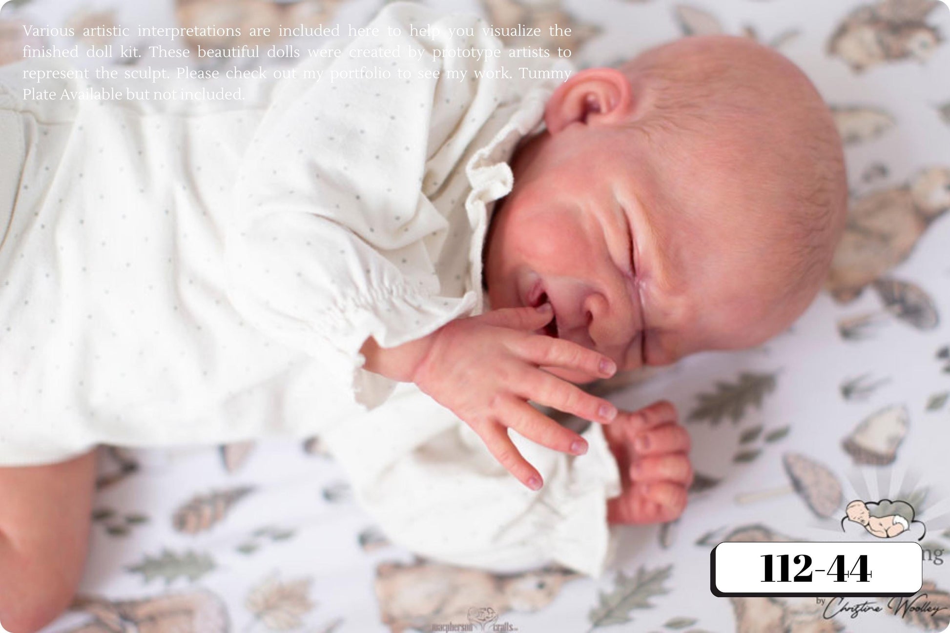 Reborn Baby Rudy by Severine Piret (19"+ Full Limbs)