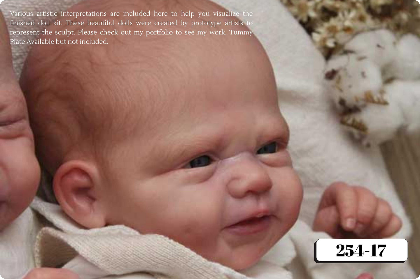 Reborn Baby Rinzin by Severine Piret (19"+ Full Limbs)