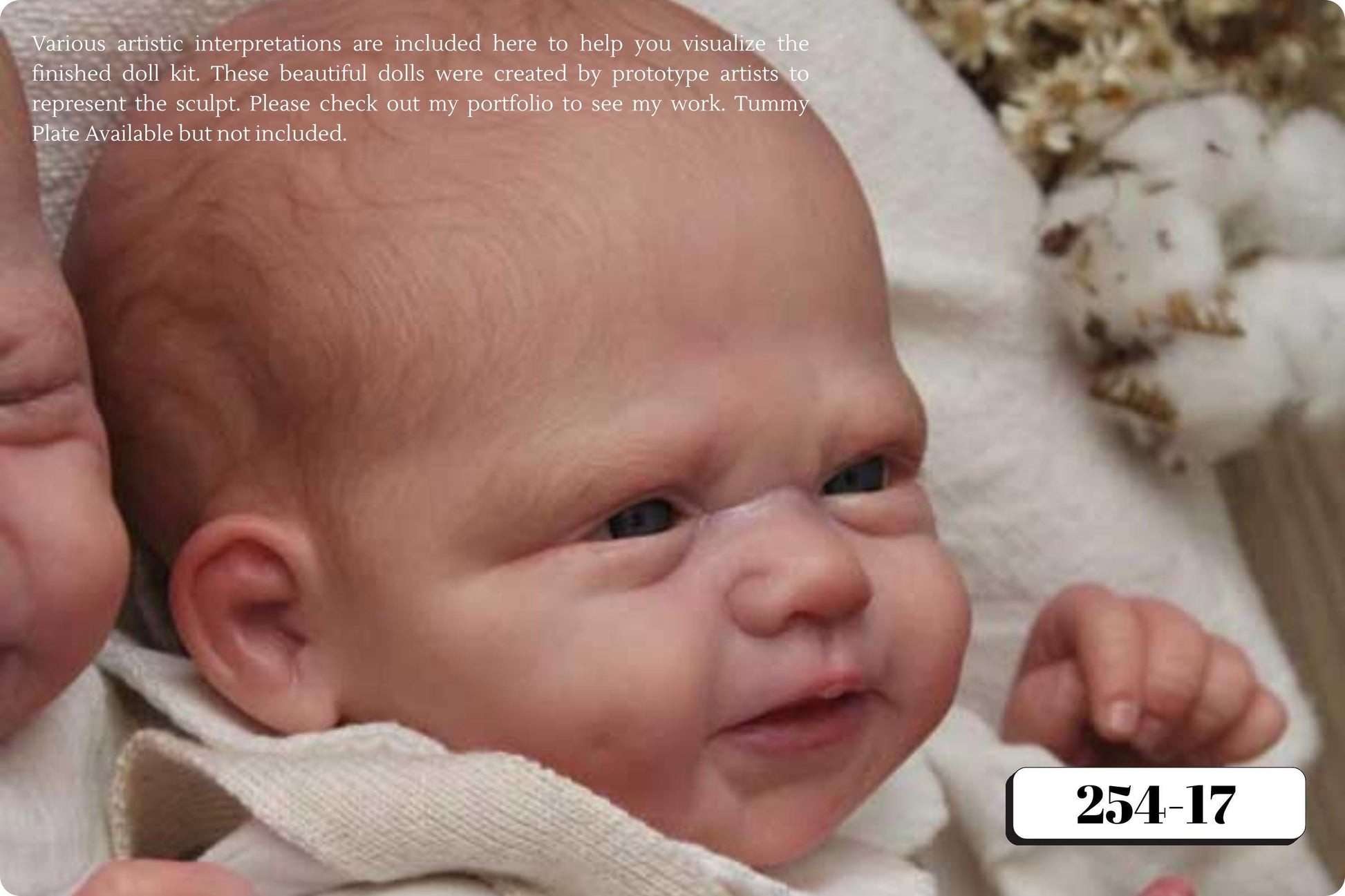 Reborn Baby Rinzin by Severine Piret (19"+ Full Limbs)