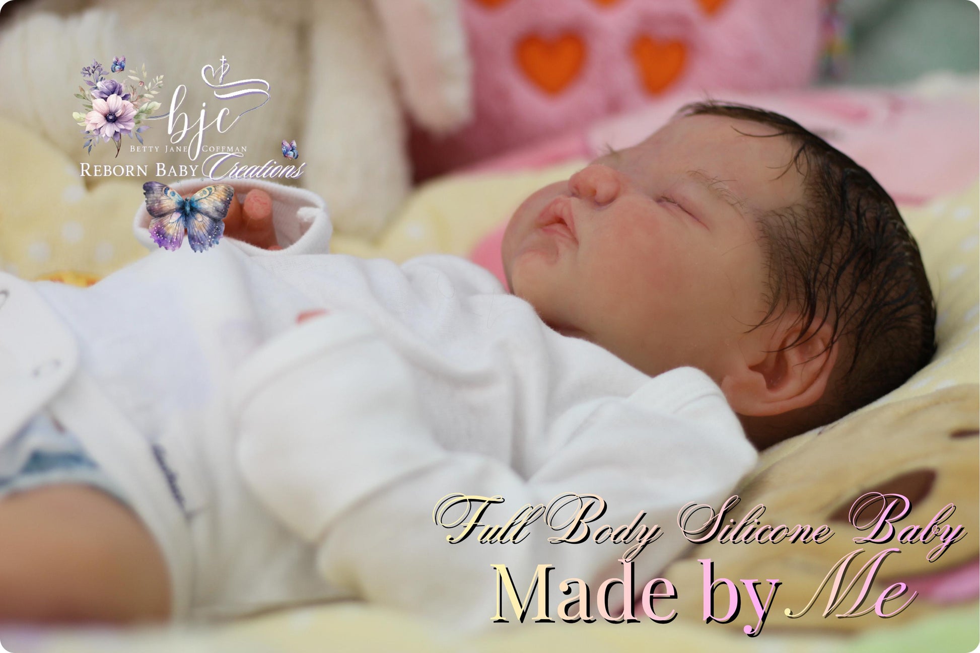 Full Silicone Baby Annelene/Andrew Asleep by Maissa Said (17.5 inches 5lbs 6oz)