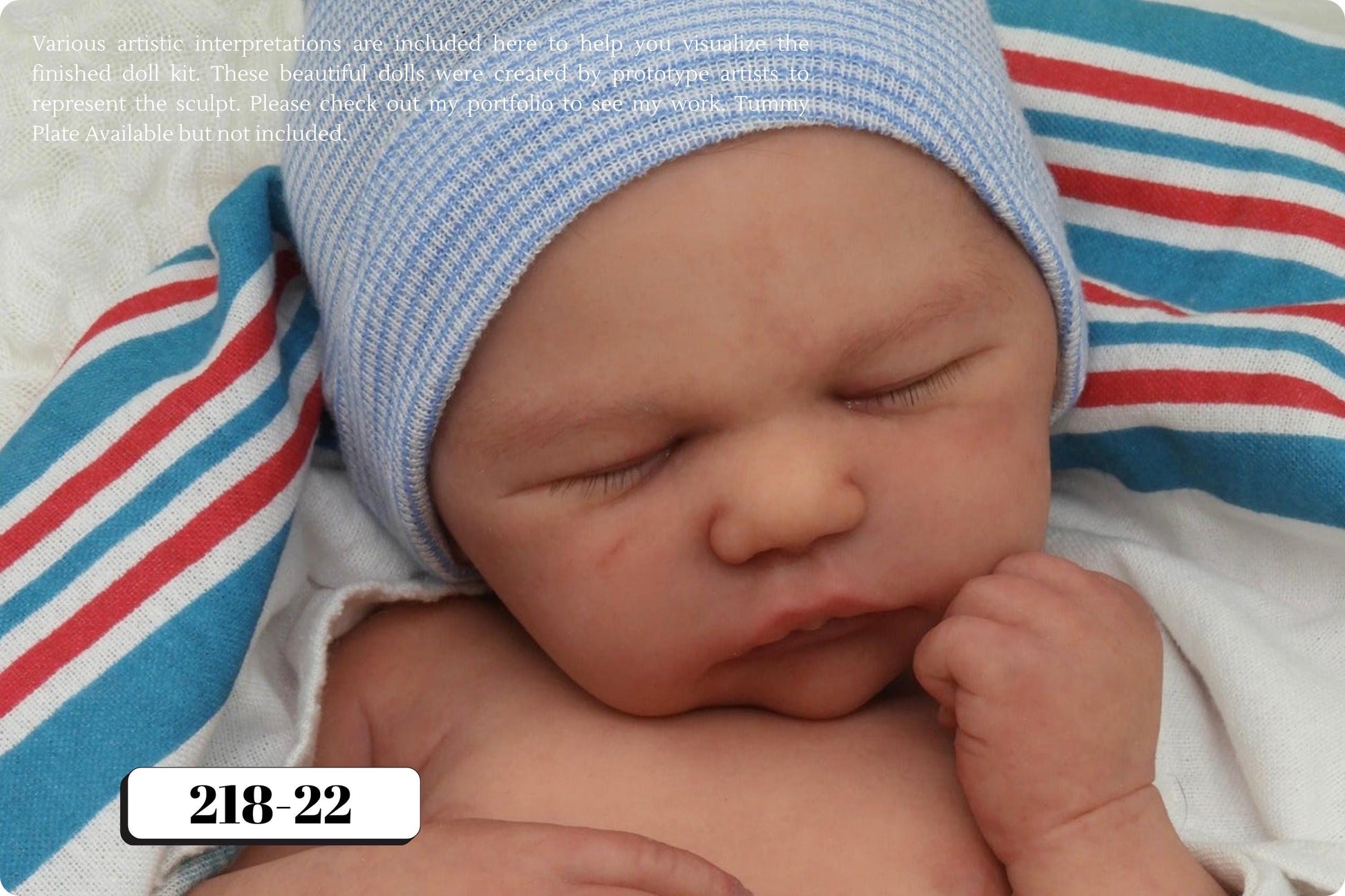 Full Silicone Baby Kaillie/Kellan Asleep (19.5 inches 7lbs 6oz)
