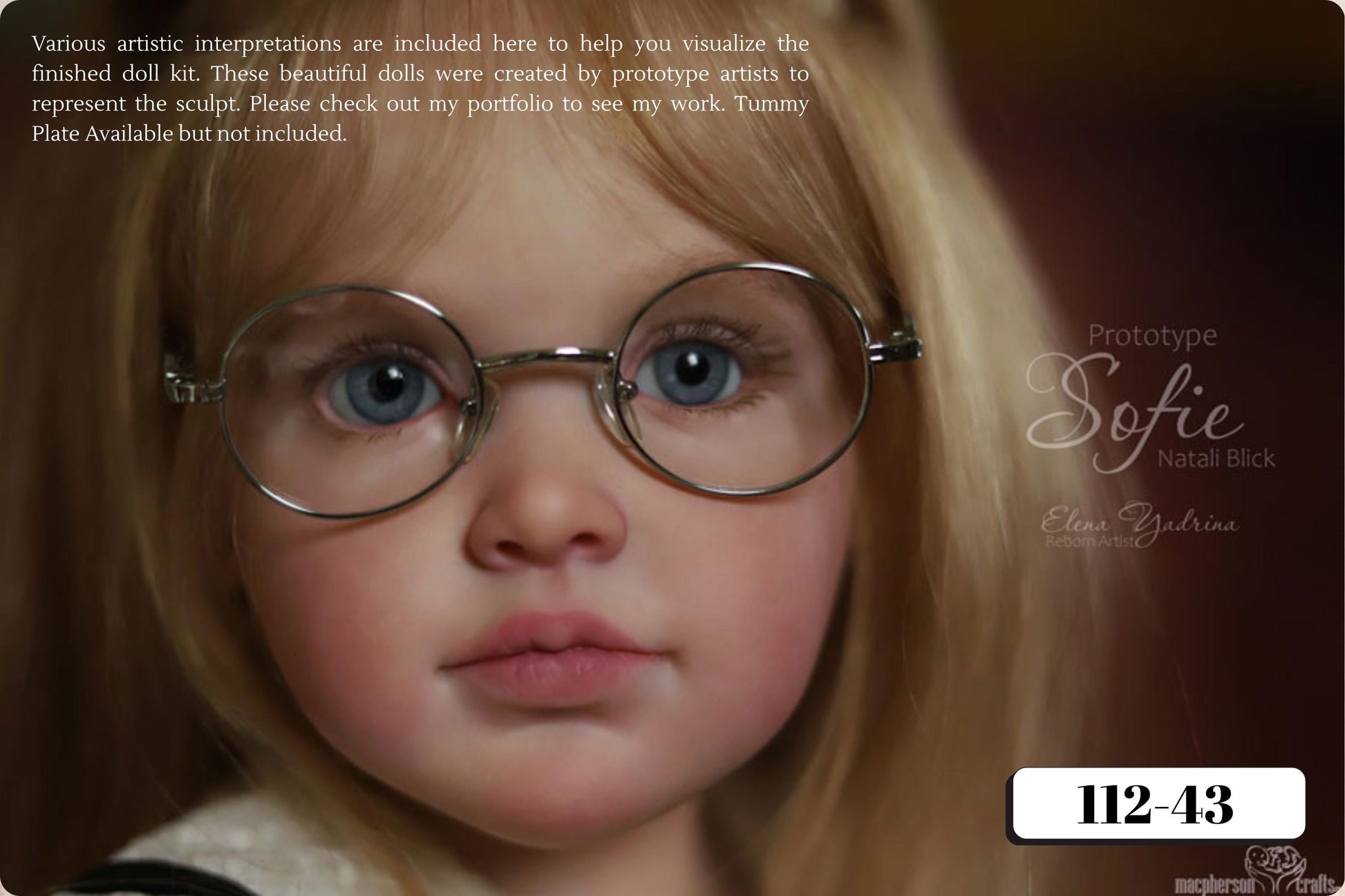 Sofie by Natali Blick (39" imches tall) ***NEW KIT
