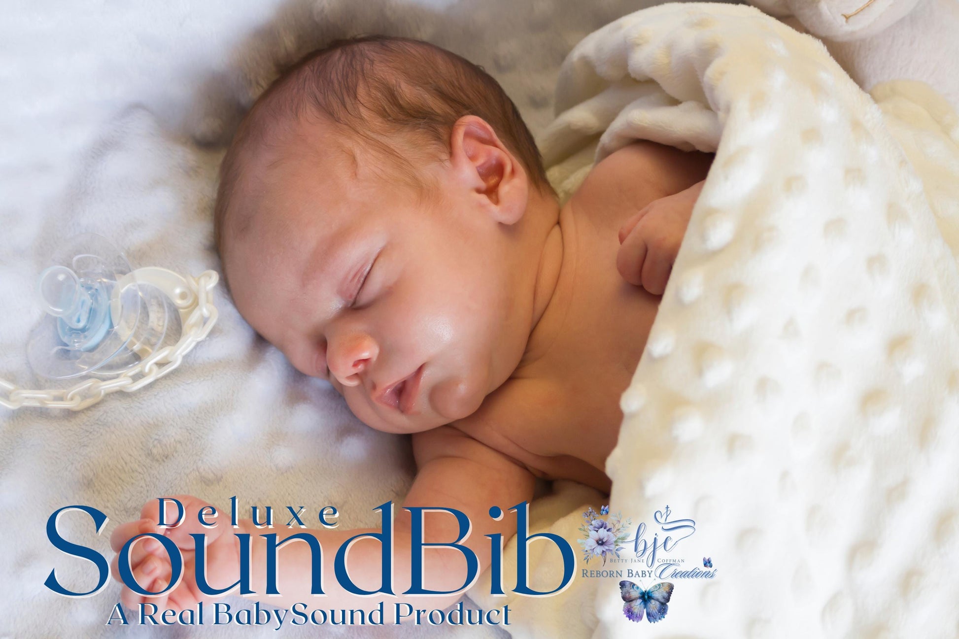 BabySound Bib: Real Baby Sounds In A Sweet Bib! Fun For Interactive Play. Doll Not Included.