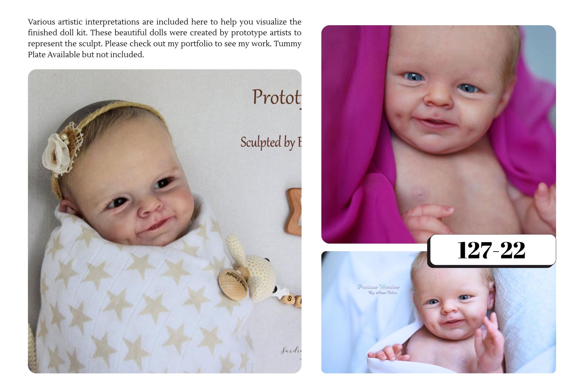 RARE FIND! Reborn doll girl or boy from LE Shaya by Bonnie Sieben (21"+Full Limbs)
