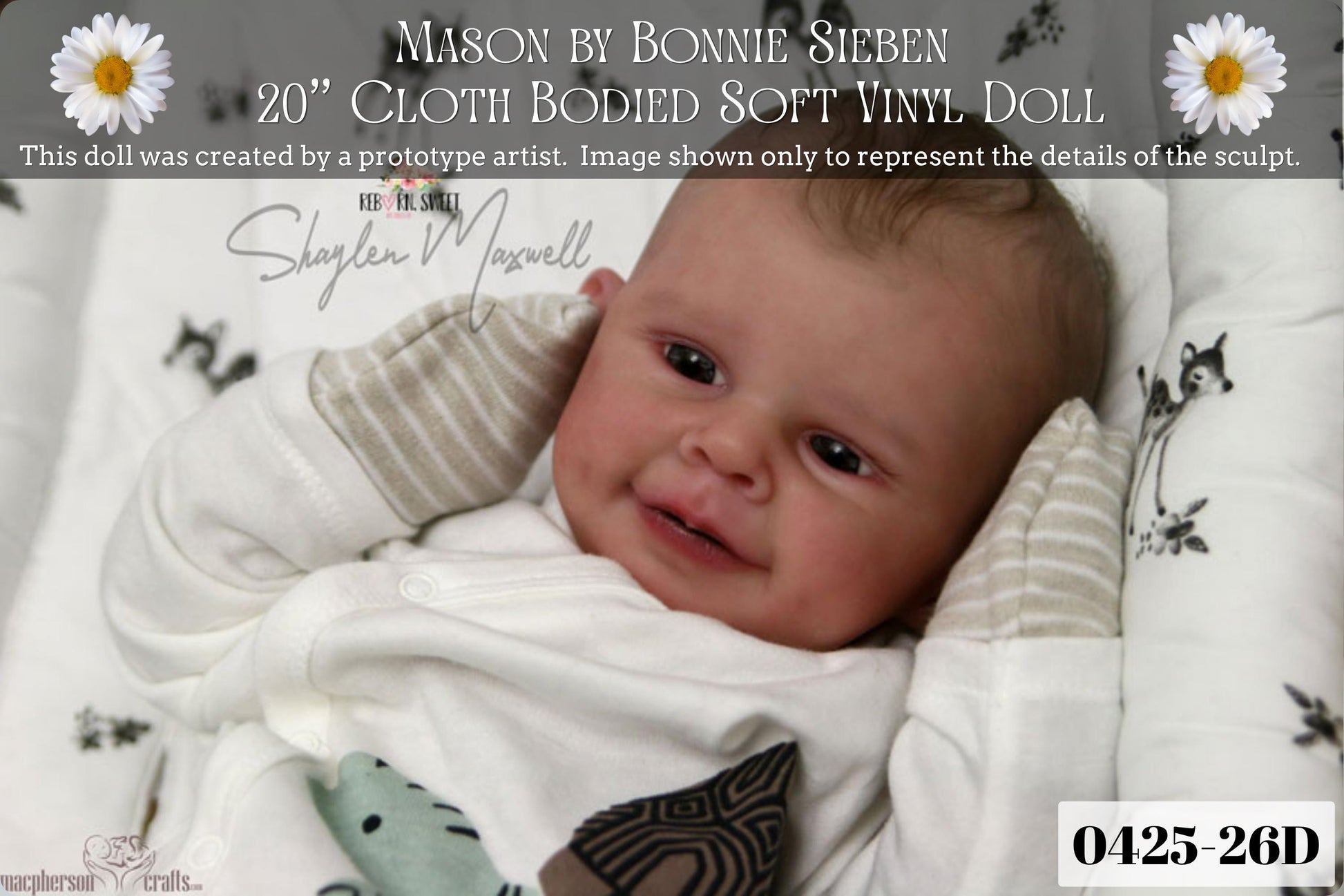 Mason by Bonnie Sieben (20"+Full Limbs)