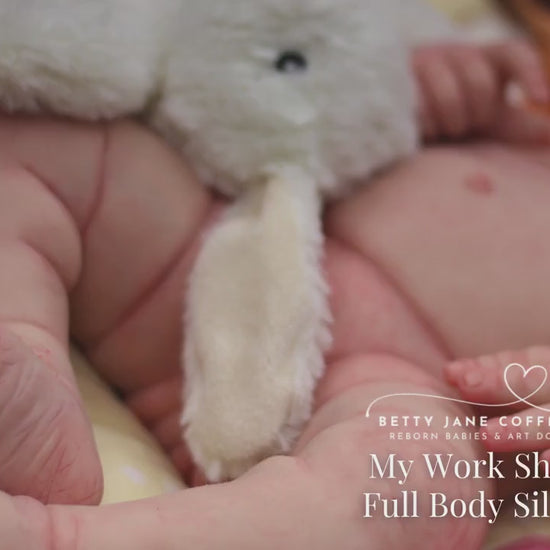 Full Body Silicone Baby LeLou by Izzy Zhao (16.5 inches 5 lbs 6 oz) Listing Images include my own work.