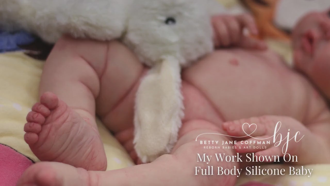 Full Body Silicone Baby LeLou by Izzy Zhao (16.5 inches 5 lbs 6 oz) Listing Images include my own work.