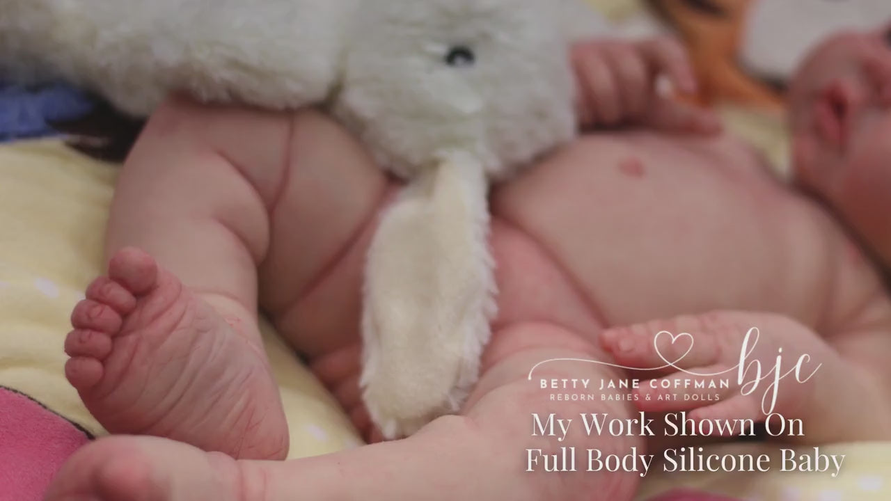 Full Body Silicone Baby LeLou by Izzy Zhao (15.5 inches 5 lbs 6 oz) TEMPORARILY OUT Of STOCK *Listing Images include my own work.