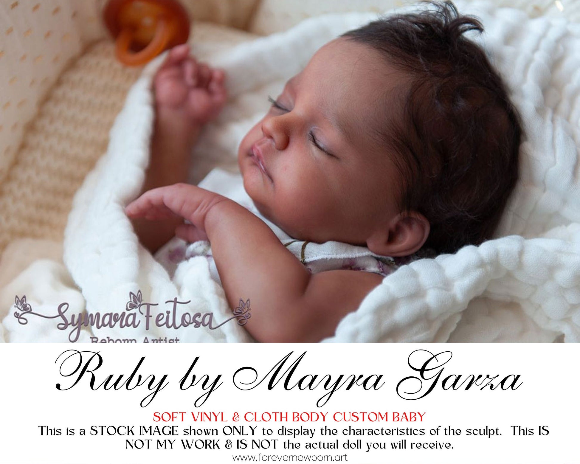 Ultra-Realistic ReBoRn BaBy ~ Ruby by Mayra Garza **Examples Of My Work Included (19"+Full Limbs)