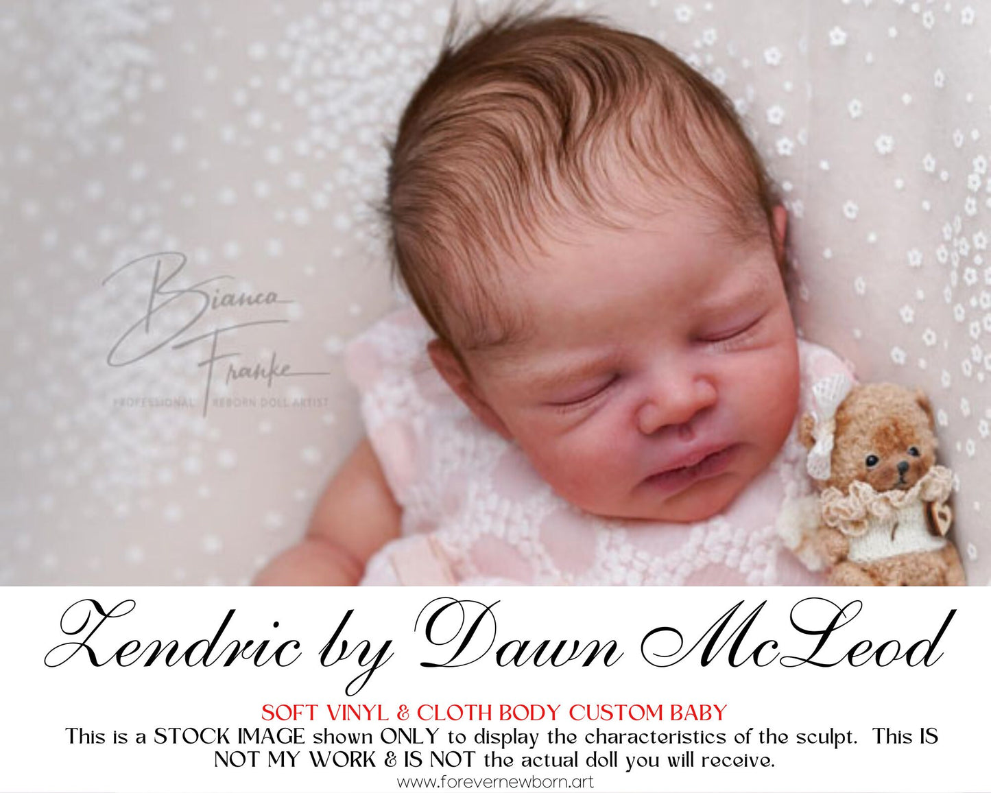 Ultra-Realistic ReBoRn BaBy ~ Zendric by Dawn McLeod **Examples Of My Work Included (16"+Full Limbs)