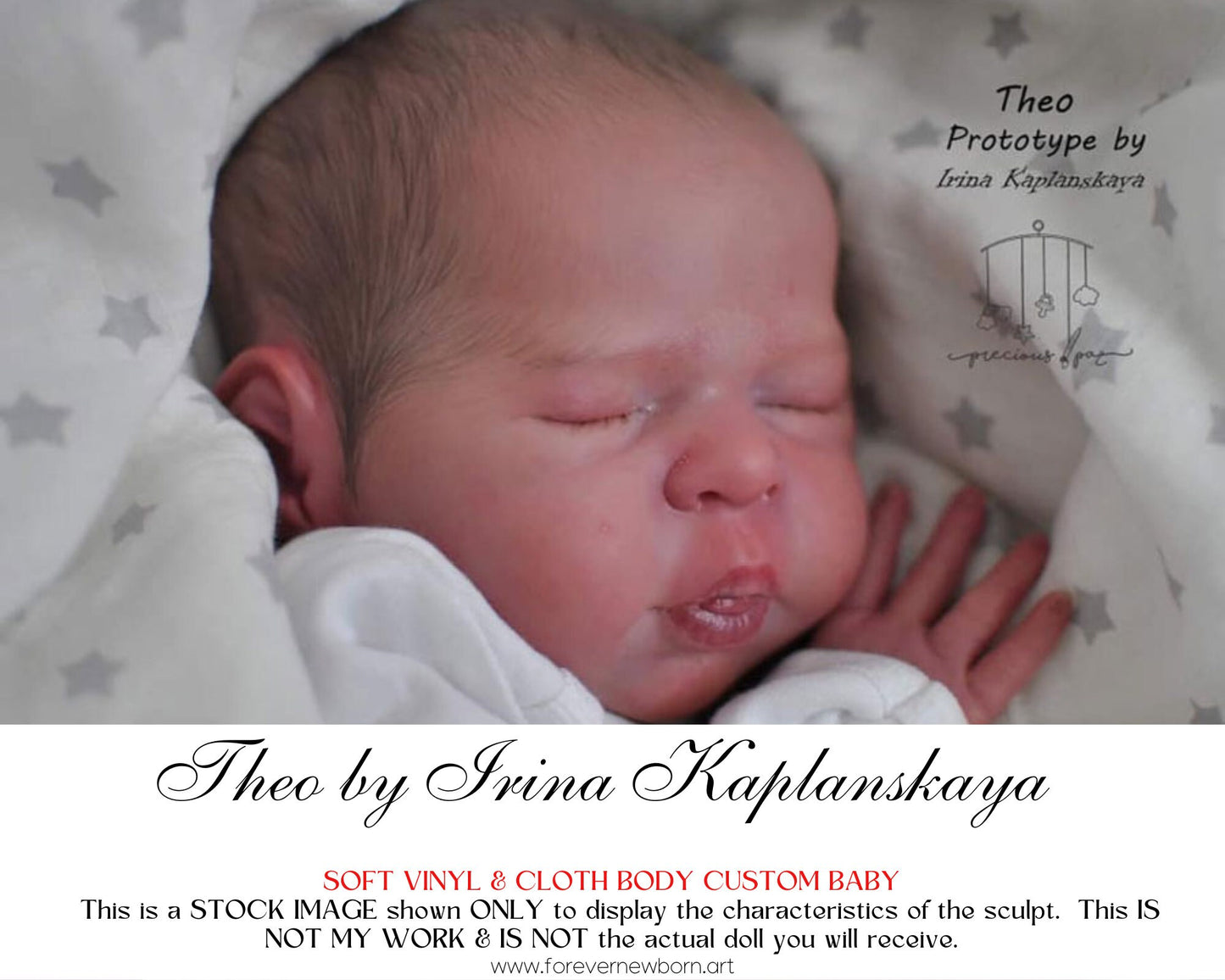 Ultra-Realistic ReBoRn BaBy ~ Theo by Irina Kaplanskaya **Examples Of My Work Included (19"+Full Limbs)