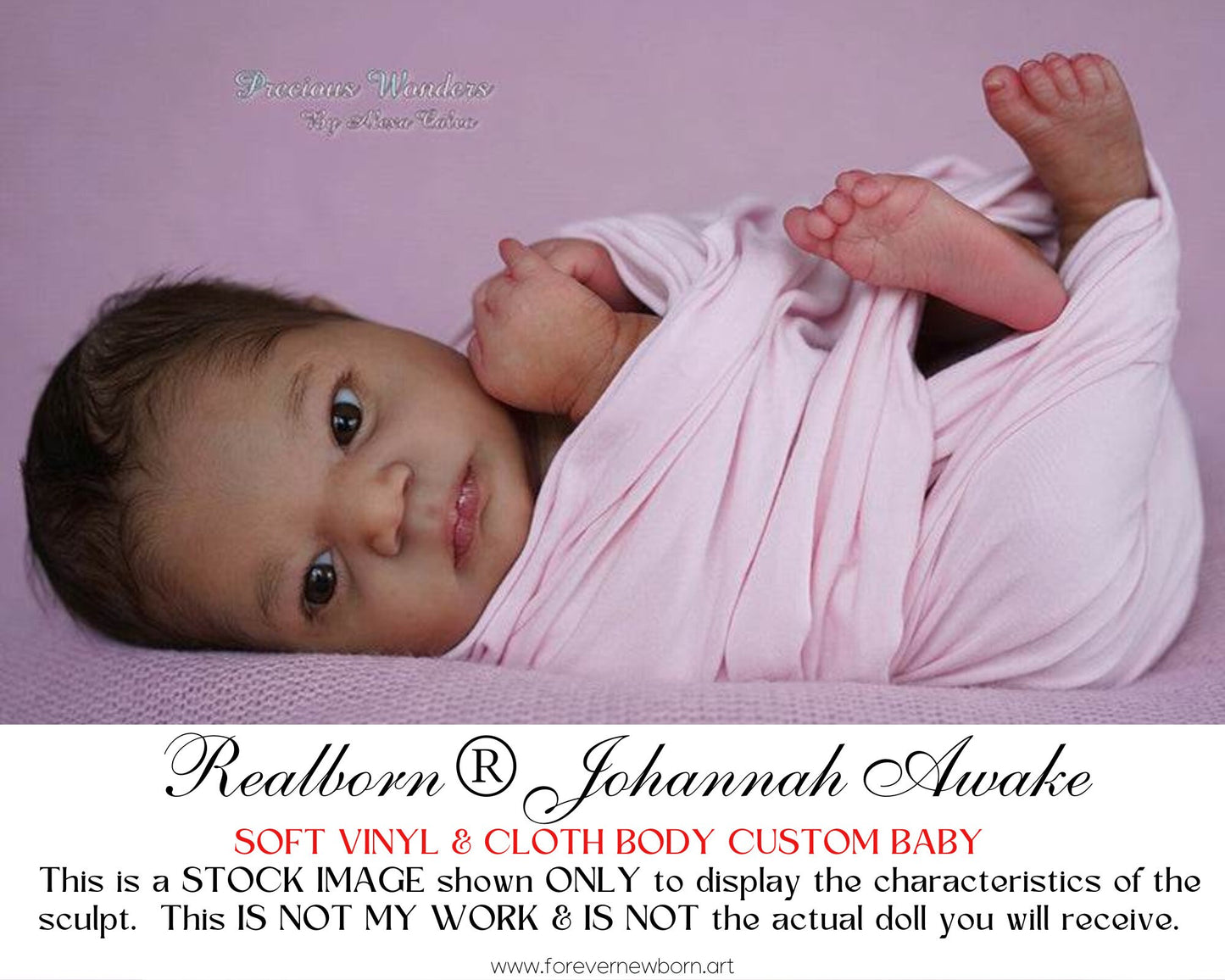 Ultra-Realistic ReBoRn BaBy ~ Realborn® Johannah Awake **Examples Of My Work Included (19"+Full Limbs)