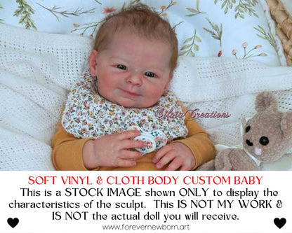 Ultra-Realistic ReBoRn BaBy ~ Luan by Doris Moyers Hornbogen **Examples Of My Work Included (20"+Full Limbs)
