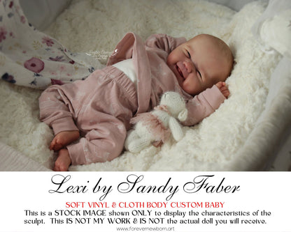 Ultra-Realistic ReBoRn BaBy ~ Lexi by Sandy Faber **Examples Of My Work Included (20"+Full Arms 3/4 Legs)