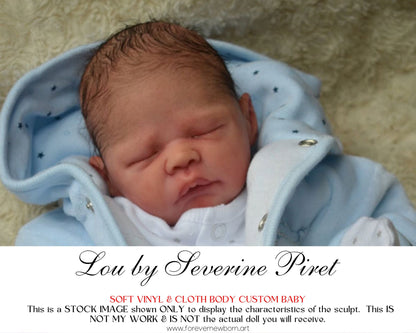 Ultra-Realistic ReBoRn BaBy ~ Lou by Severine Piret **Examples Of My Work Included (15"+Full Limbs) **New Release