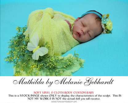Ultra-Realistic ReBoRn BaBy ~ Mathilda by Melanie Gebhardt **Examples Of My Work Included (19"+Full Limbs)
