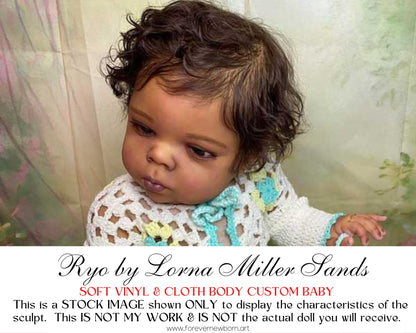 Ultra-Realistic ReBoRn BaBy ~ LE 600 Ryo by Lorna Miller Sands **Examples Of My Work Included (23"+Full Limbs)
