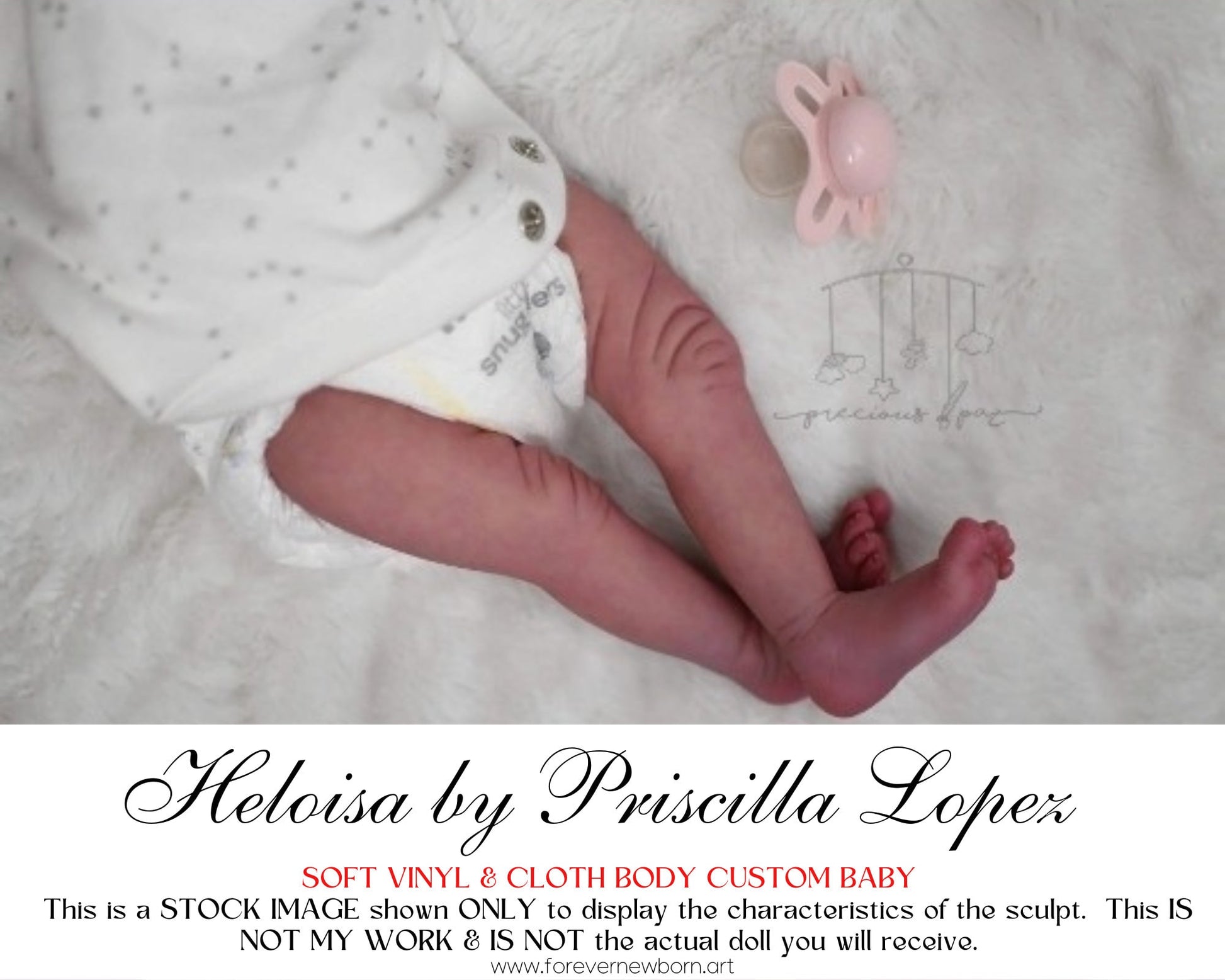Ultra-Realistic ReBoRn BaBy ~ LE Heloisa by Priscilla Lopez **Examples Of My Work Included (18"+Full Limbs)