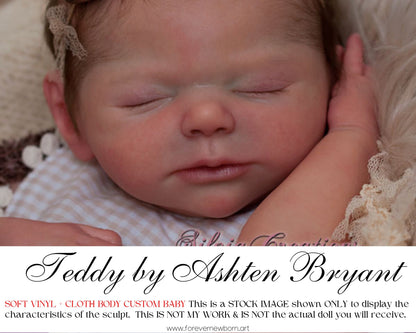 Ultra-Realistic ReBoRn BaBy ~ Teddy by Ashten Bryant **Examples Of My Work Included (19"+Full Limbs)