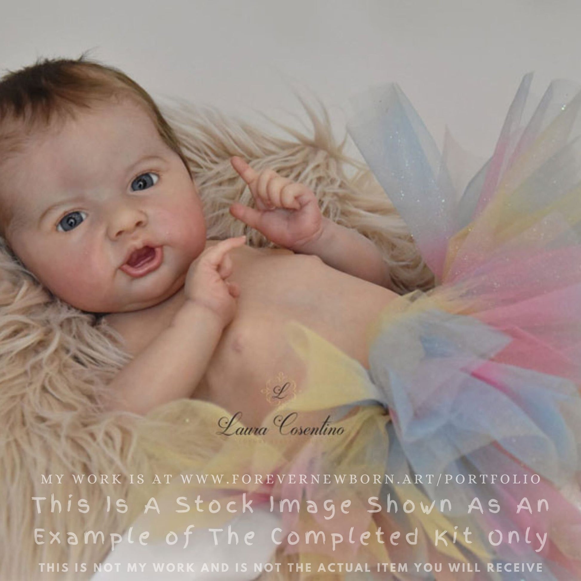 Ultra-Realistic ReBoRn BaBy ~ Gertie By Laura Lee Eagles **Examples Of My Work Included (23"+Full Limbs)