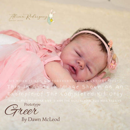 Ultra-Realistic ReBoRn BaBy ~ Greer by Dawn McLeod **Examples Of My Work Included (19"+Full Limbs)