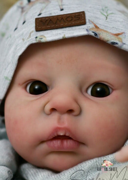 Ultra-Realistic ReBoRn BaBy ~ Benjamin by Adrie Stoete **Examples Of My Work Included (20" 3/4 Limbs)