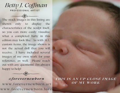 Ultra-Realistic ReBoRn BaBy ~ Neo by Melanie Gebhardt **Examples Of My Work Included (14"+Full Limbs) LE500