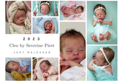 Reborn Baby ~ Ultra Realistic ~ Custom ~ Cleo by Severine Piret (17 Inches w/ bent legs + Full Limbs) ~ Extended Processing Time