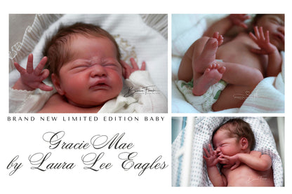 BRAND NEW! This Baby Will Sell Out!! **Limited Edition Ultra-Realistic ReBoRn BaBy ~ Gracie Mae by Laura Lee Eagles (18"+Full Limbs)